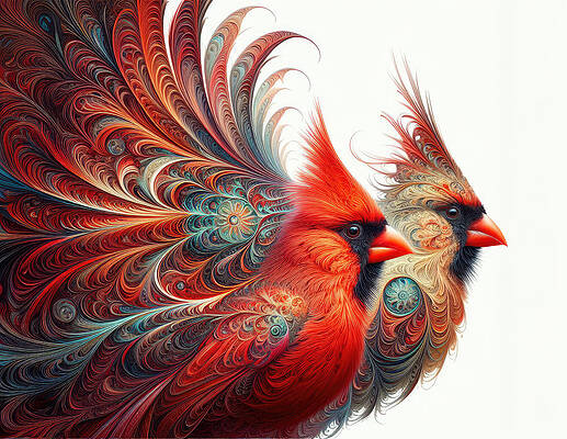 Intricate Wall Art featuring the photograph Eternal Love's Wings by Bill and Linda Tiepelman