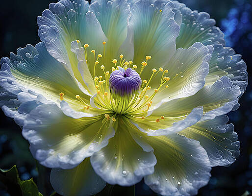 Digital Art - Ethereal Flower Blossom by Deb Beausoleil