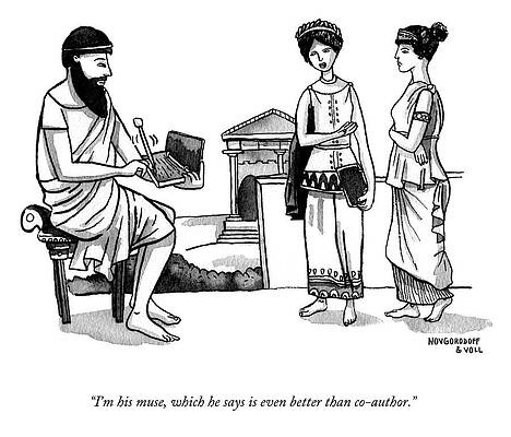 Temple Drawing - Even Better Than Co-author by Danica Novgorodoff and Michael Voll