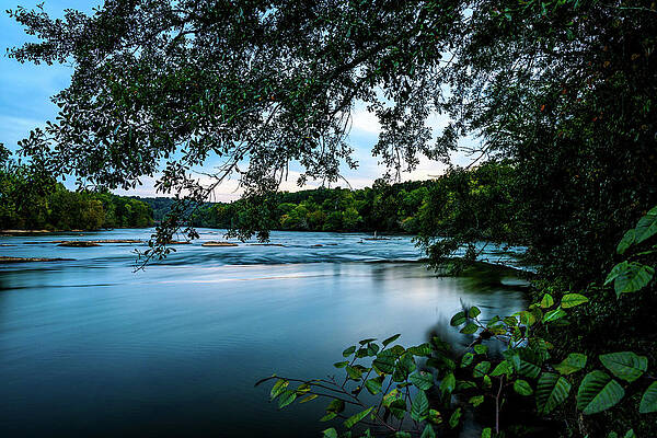 Vibrant Photograph - Evening At Cochrane Shoals - Atlanta, Georgia by Anthony Hightower