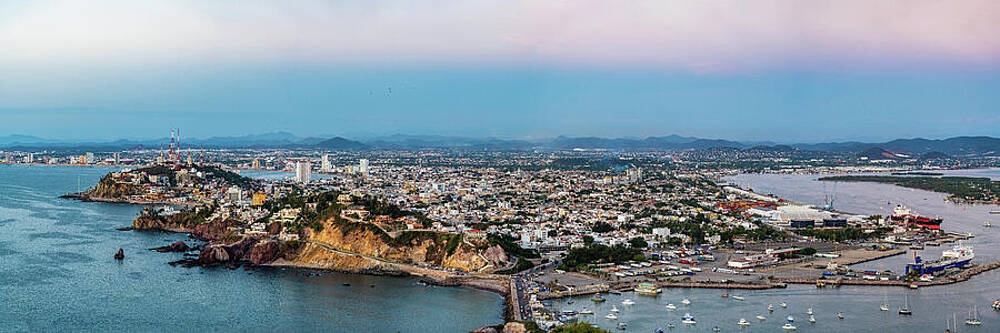 City Wall Art featuring the photograph Evening In Mazatlan Mexico by Tommy Farnsworth