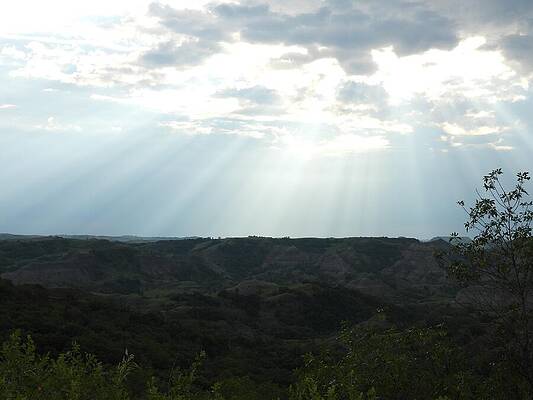 Serene Wall Art featuring the photograph Evening Rays 5 by Amanda R Wright