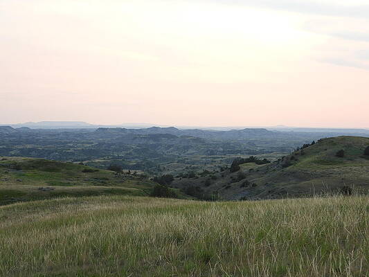 Theodore Roosevelt National Park Photograph - Evening View 1 by Amanda R Wright