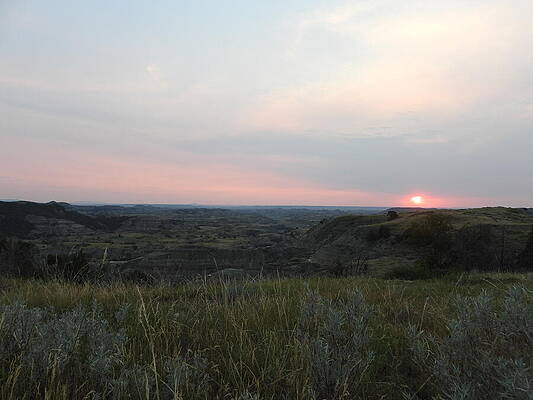 Theodore Roosevelt National Park Photograph - Evening View 8 by Amanda R Wright