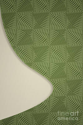 Geometric Digital Art - Evergreen Harmony No2 by Ema Paraschiv