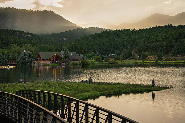 Tree Photograph - Evergreen Lake, Colorado by Robert Niemeier