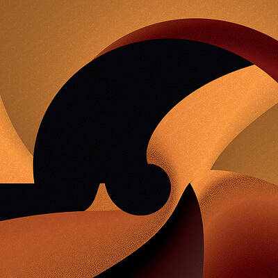 Geometric Wall Art featuring the digital art Everywhere I Turn by Vic Eberly