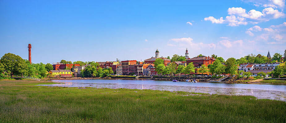 Photograph - Exeter, New Hampshire, Across Squamscott River by Miroslav Liska