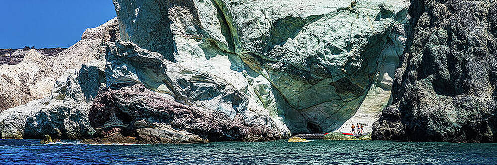 Wall Art featuring the photograph Exploring Santorini Greece by Tommy Farnsworth