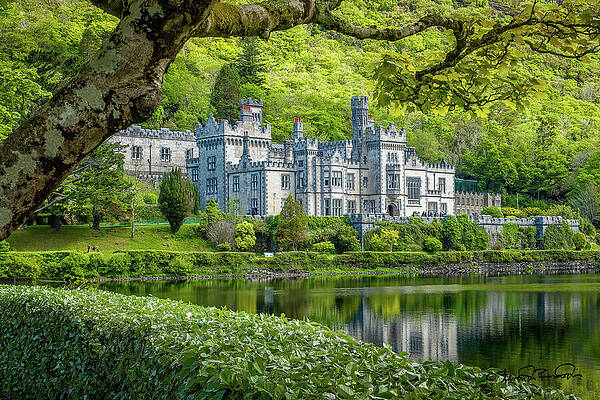 Architecture Photograph - Exploring The Beauty Of Kylemore Castle In Ireland by Steven Dos Remedios