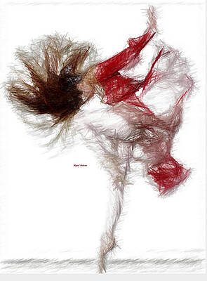 Drawing - Expression by Rafael Salazar