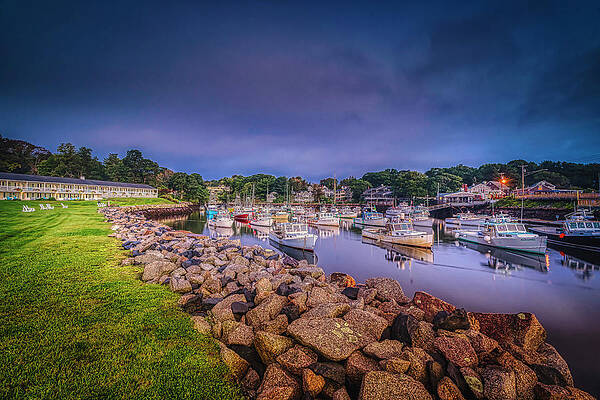 Maine Wall Art featuring the photograph Exquisite Perkins Cove by Penny Polakoff