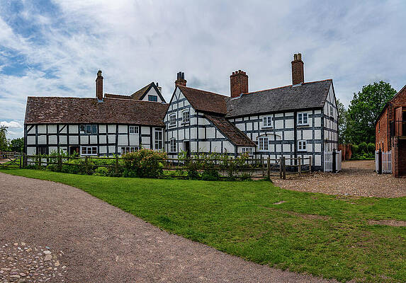 Charming English Tudor House Wall Art