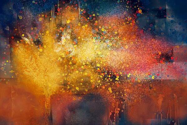 Color Wall Art featuring the digital art Exuberance by Ursula Abresch