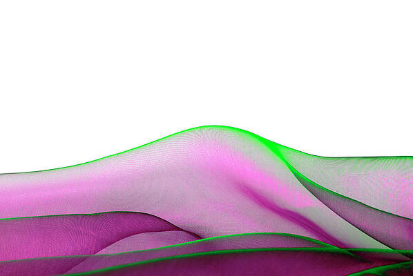 Clothing Photograph - Fabric Texture Empty Space Border Frame Background by Severija Kirilovaite