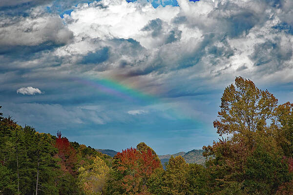 Wall Art featuring the photograph Fading Rainbow by Gina Fitzhugh