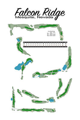 Nevada Wall Art featuring the digital art Falcon Ridge by Flop Shot Studio