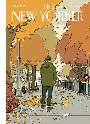 Fall Painting - Fall Sweep by Adrian Tomine