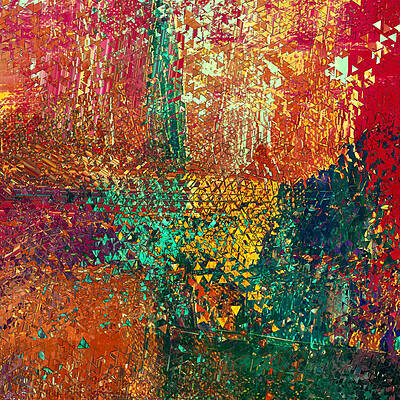 Abstract Digital Art - Fallen by Canessa Thomas