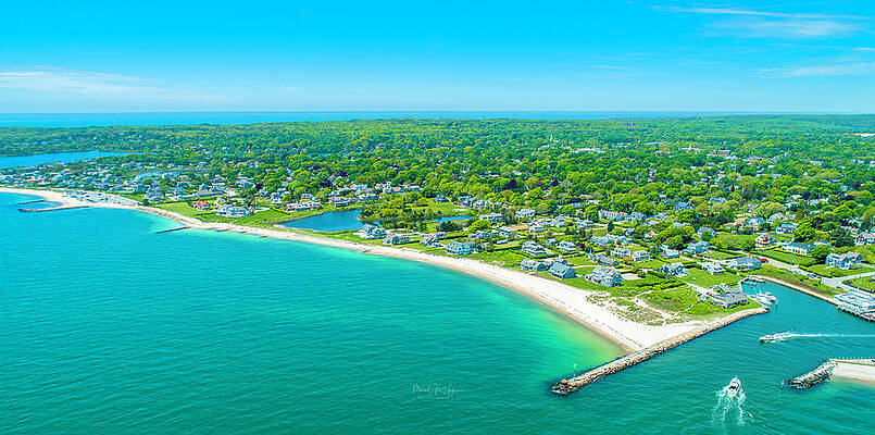 Massachusetts Photograph - Falmouth, Cape Cod by Veterans Aerial Media LLC