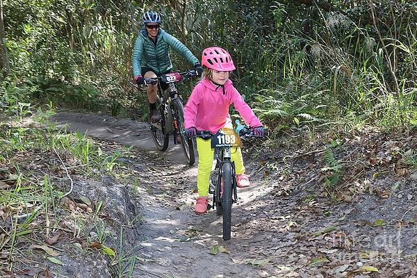 Family Mountain Biking Adventure Wall Art
