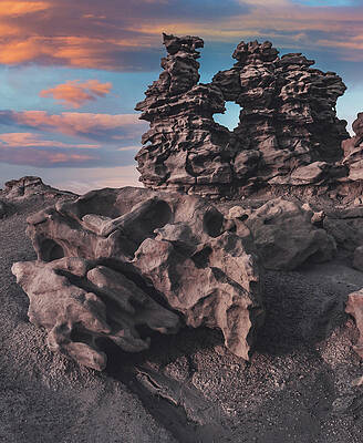 Canyon Photograph - Fantasy Canyon Eye 2, Utah - Vertical by Abbie Warnock