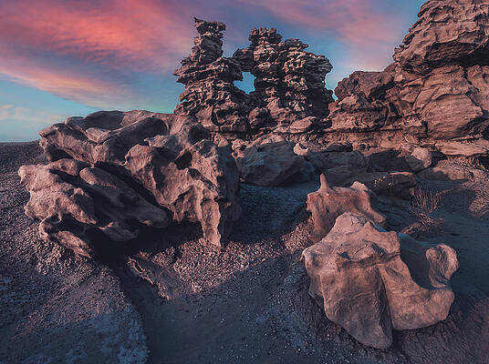 Canyon Photograph - Fantasy Canyon Eye, Utah by Abbie Warnock