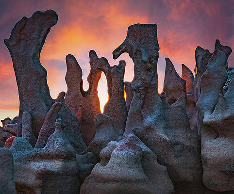 Sunset Photograph - Fantasy Canyon Pillars And Sunset, Utah by Abbie Warnock