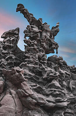 Canyon Photograph - Fantasy Canyon Rock Arm, Utah - Vertical by Abbie Warnock