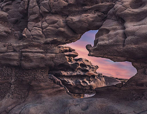 Canyon Photograph - Fantasy Canyon Sunset Window, Utah by Abbie Warnock