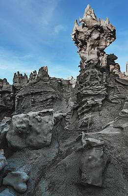 Canyon Photograph - Fantasy Canyon Tower, Utah - Vertical by Abbie Warnock
