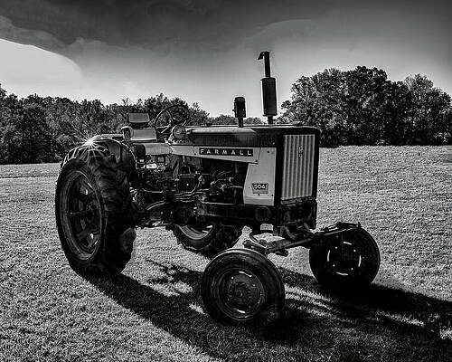 Wall Art featuring the photograph Farmall 504 Tractor by Flees Photos