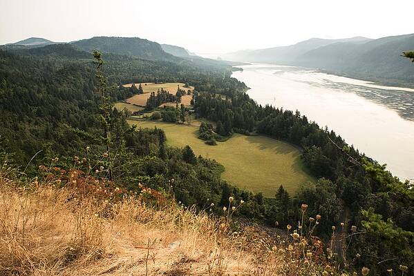 Farm Photograph - Farms On Cape Horn Road by Tom Cochran