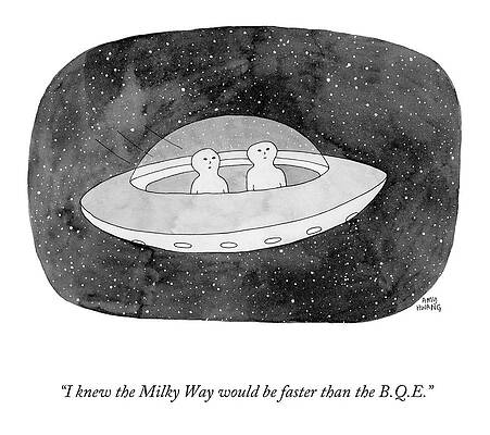 Fast Drawing - Faster Than The BQE by Amy Hwang