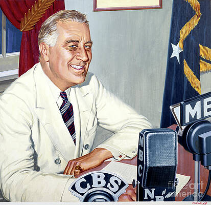 Fdr's Fireside Chats Print