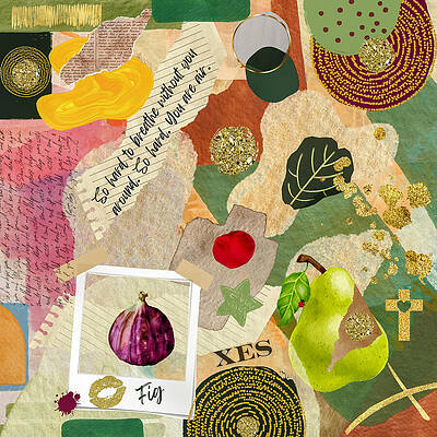 Wall Art featuring the mixed media Feel by Canessa Thomas