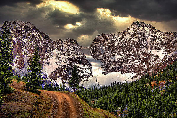 Mountain Wall Art featuring the photograph Feels Like Rain by Jon Snyder