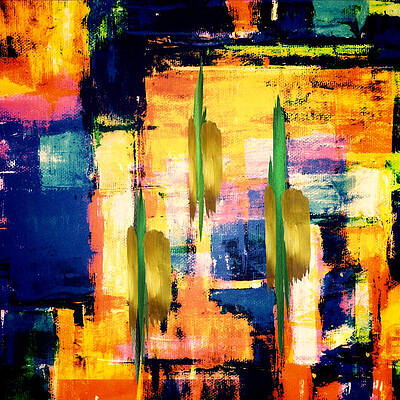Abstract Digital Art - Fertile by Canessa Thomas