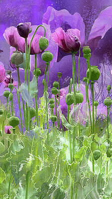 Whimsical Digital Art - Field Of Dreams by Gina Harrison