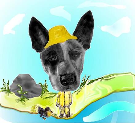 Mixed Media - Fine Feathered Friend by Pamela Calhoun