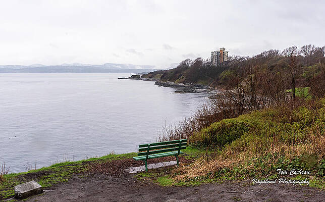 Beach Photograph - Finlayson Point Beach On A Rainy Day by Tom Cochran