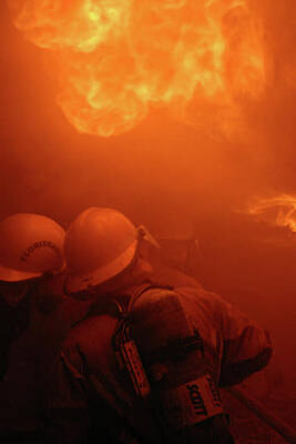 Fire Fighter Training by Rick Perkins