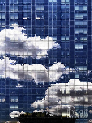 Sky Photograph - First Avenue Reflections - Fiona's First Day by Rick Locke - Out of the Corner of My Eye