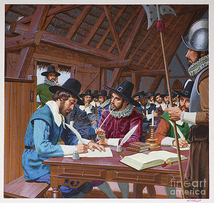 First Legislative Assembly In America Print