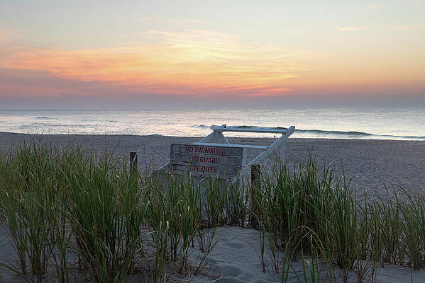 Summer Wall Art featuring the photograph First Light On The Jersey Shore by Matthew DeGrushe