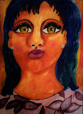 Woman Wall Art featuring the painting First Things First by Stacey Torres