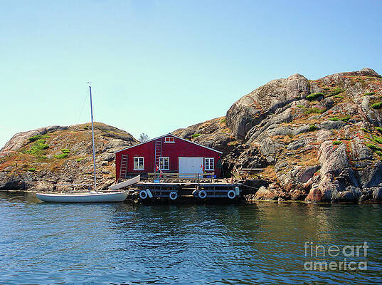 Water Wall Art featuring the photograph Fishermans Home by Helo Art