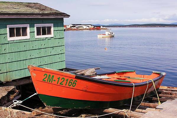 Serene Photograph - Fishing Boat by Tatiana Travelways