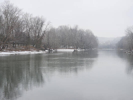 Tree Photograph - Fishing In The Meramec by Robert Niemeier