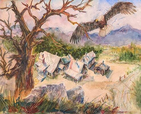 Colorado Wall Art featuring the painting Fitz-Morris' Place by Jackson Ordean